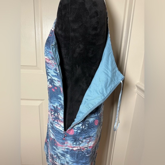 J.Crew Women’s Tropical Print Linen-Blend Slip Dress – Size 2 - Picture 5 of 7